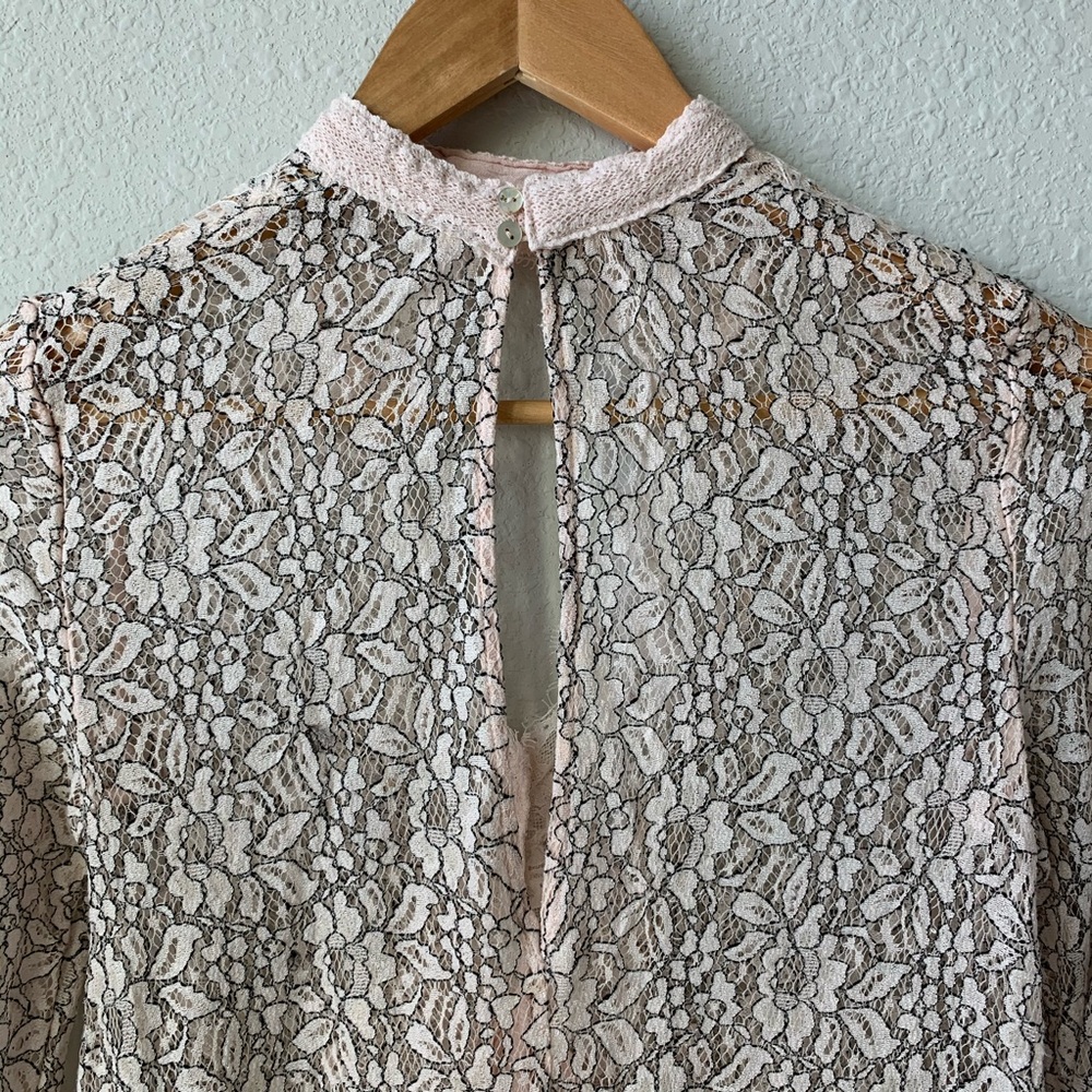 Free People | Pearl Tell Tale Lace Tunic N28 - Picture 7 of 8
